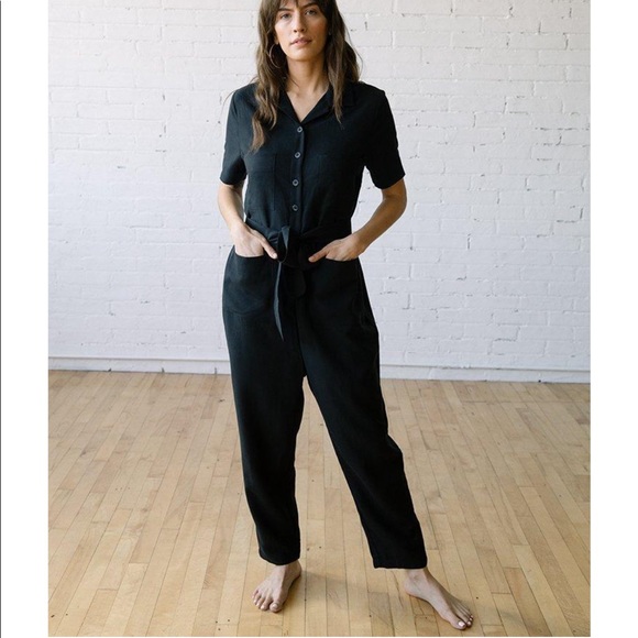 Tradlands Pants - Tradlands Black Finn Jumpsuit